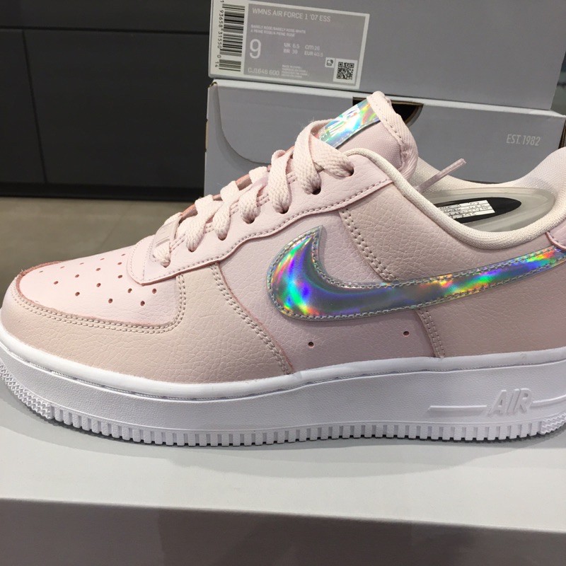 air force 1 low ess sneaker barely rose