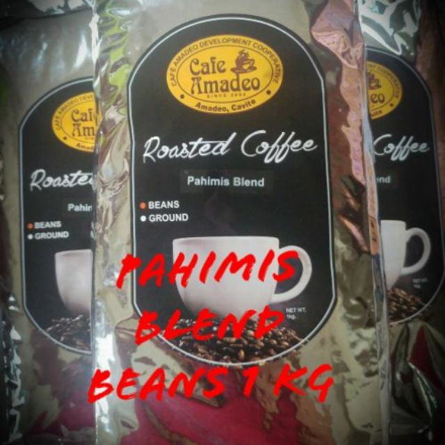 Cafe Amadeo Pahimis Blend Ground & Beans (Foil & Jute pack) Shopee