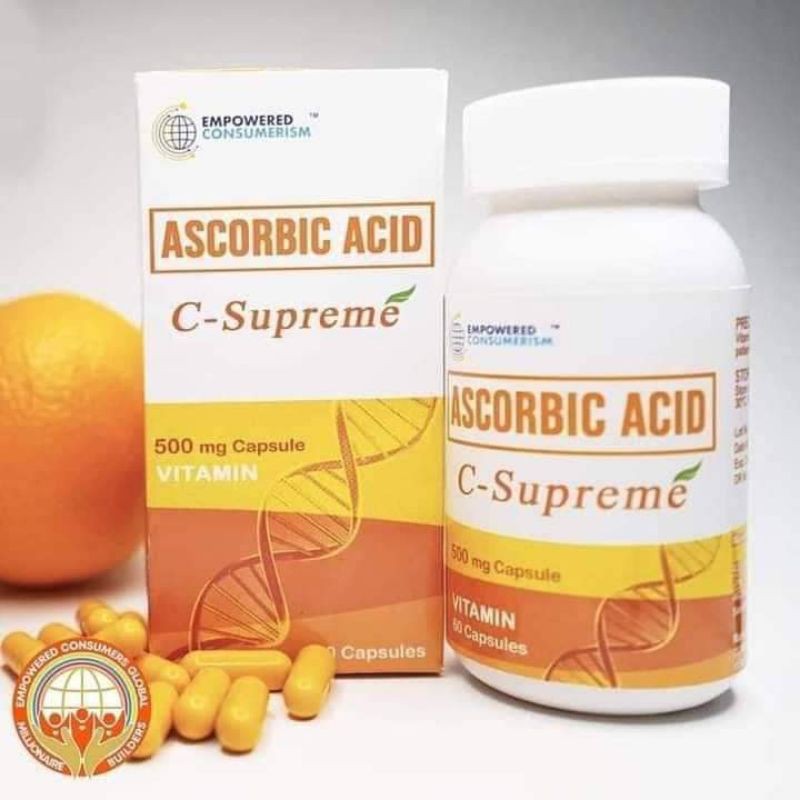 Ascorbic Acid C - Supreme Vitamin C 500mg Capsule (60 Capsules ...