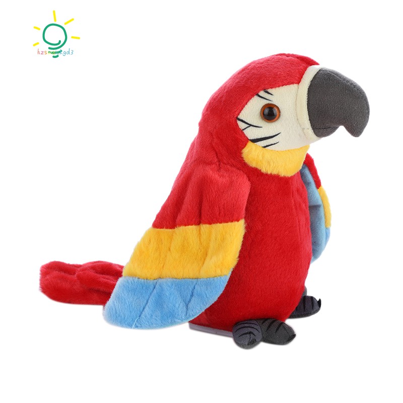 talking stuffed parrot