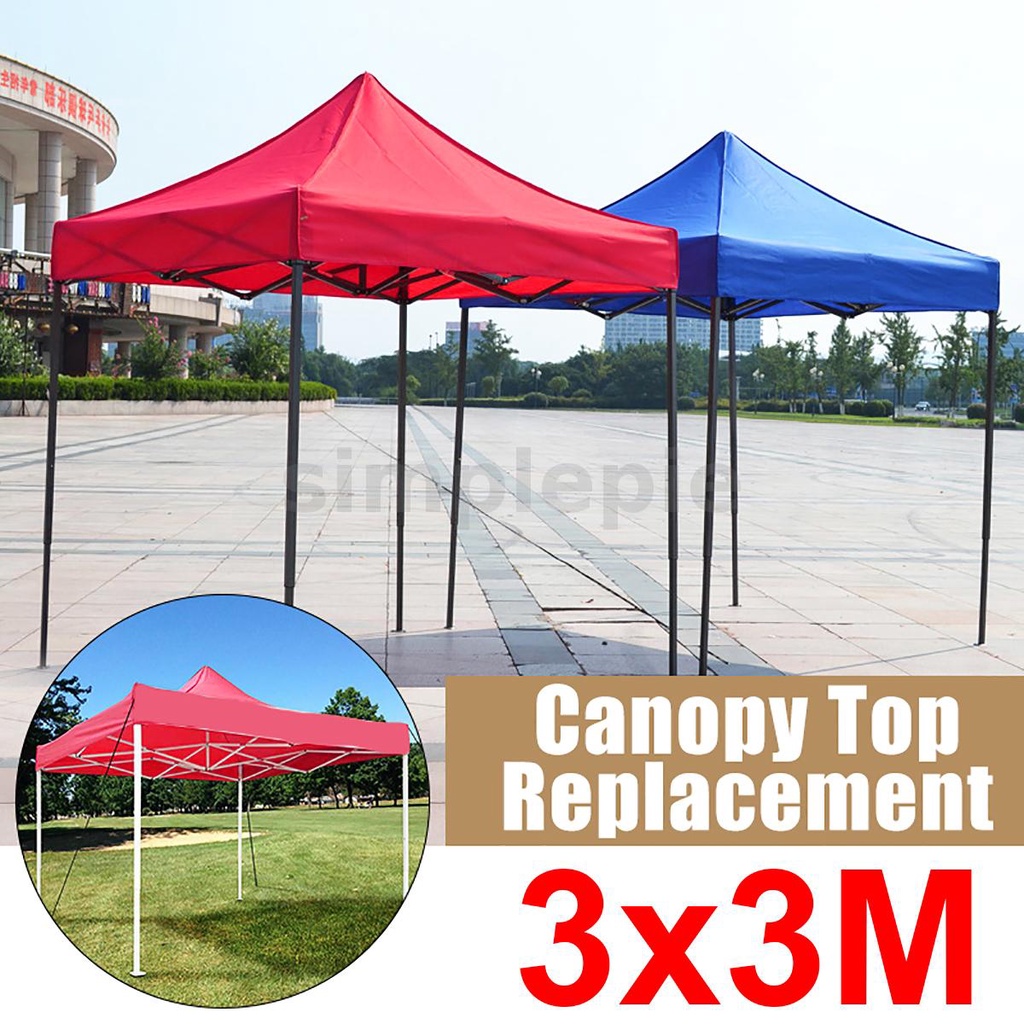 10'x10' Blue Canopy Outdoor Wedding Party Tent Folding Gazebo Cover