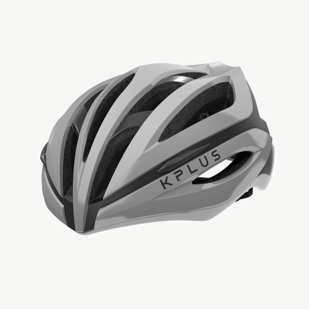 silver bike helmet