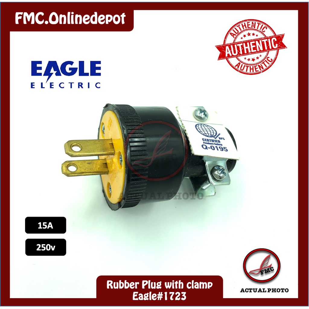 EAGLE Industrial Plug Heavy Duty Rubber Plug with Clamp E1723 / 3