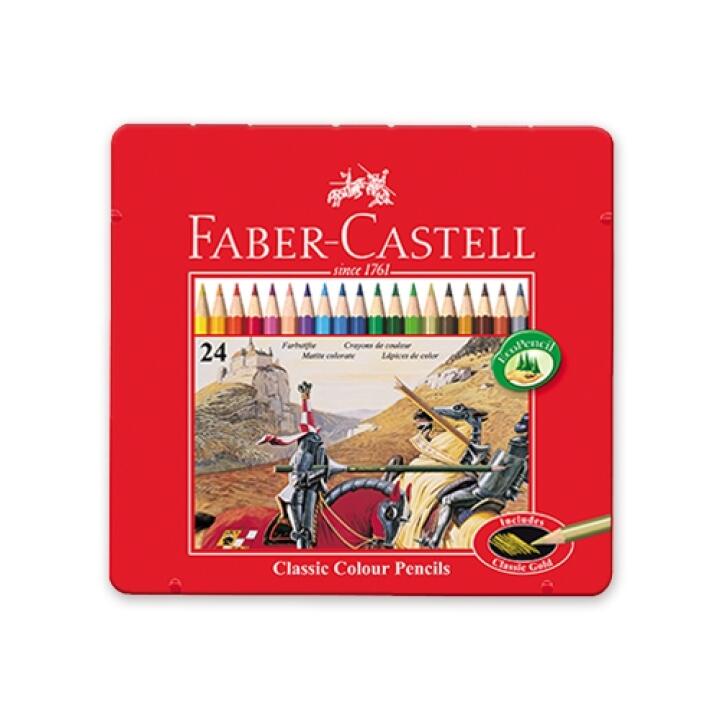 Artbox From Korea FaberCastell Tin Colored Pencils 24 Colors Shopee
