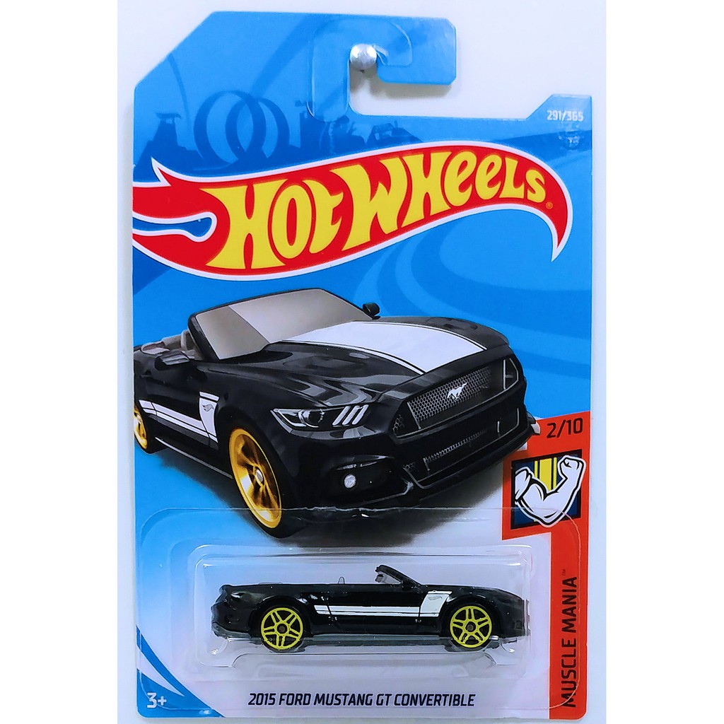 hot wheels black mustang