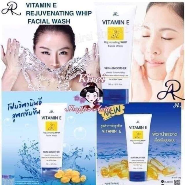 Ar Vitamin E Rejuvenating Whip Facial Wash