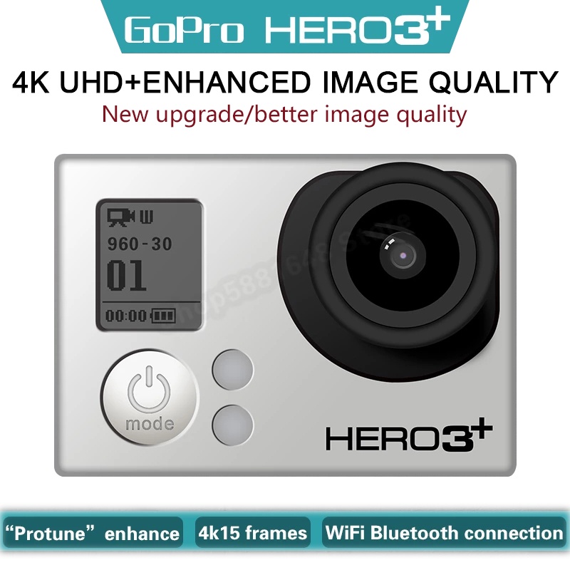 Hot New Products Gopro Hero 3 Plus Camera 3 Black 4k15fps Super Hd Waterproof 12mp Pixel Waterproo2 Shopee Philippines