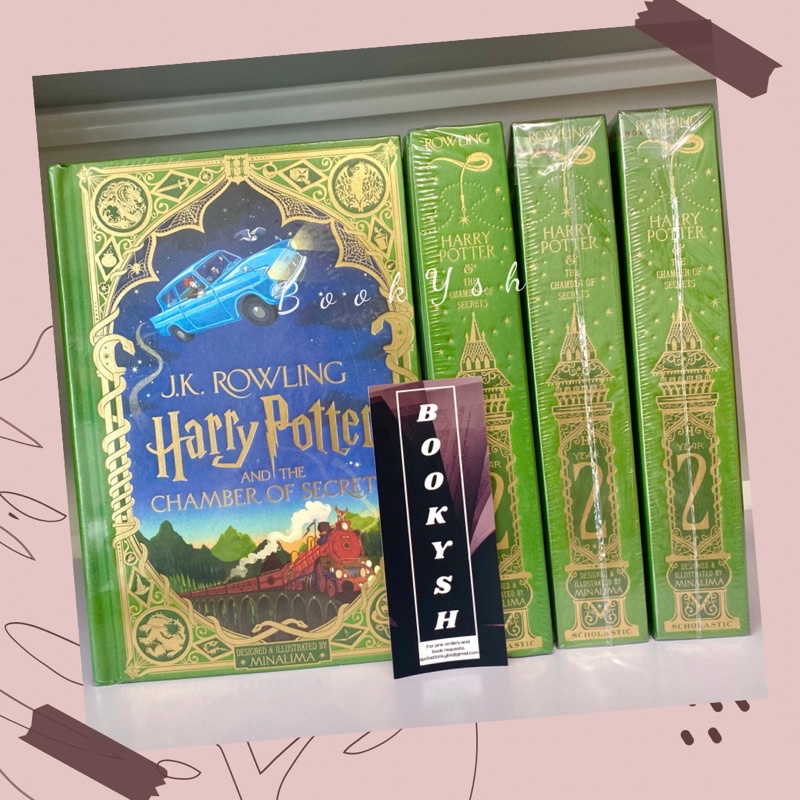 Harry Potter Minalima Edition All Books Harry Potter and the Chamber of Secrets (Minalima Edition) | Shopee