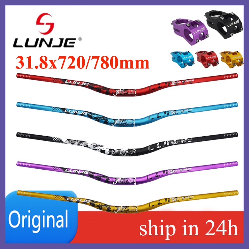 Aluminum LUNJE Alloy Bike Handlebar Mountain Bicycle Handlebar DH 31