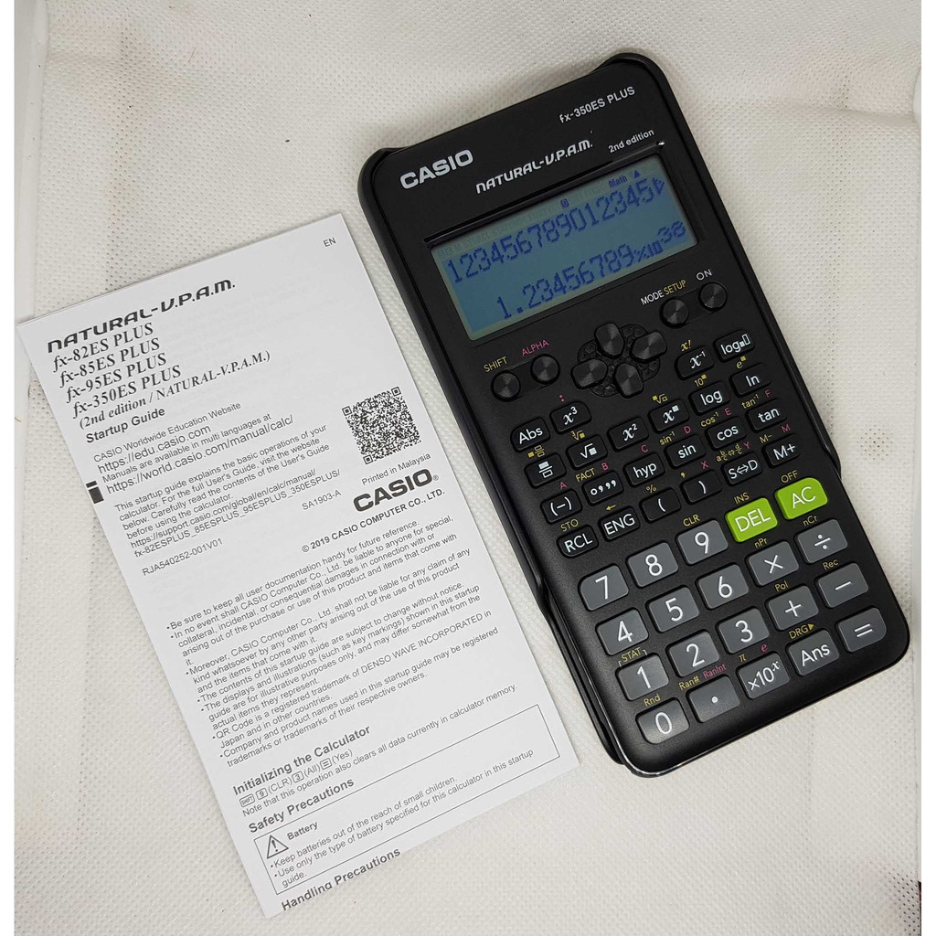 Casio FX350ES Plus Scientific Calculator (Original) 2nd Edition Shopee Philippines