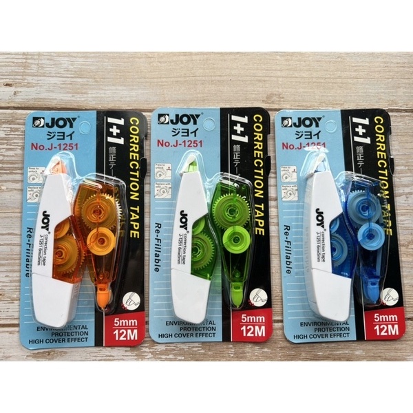 Joy Correction Tape 12M with 1pc refill (Refillable )J1251 Shopee
