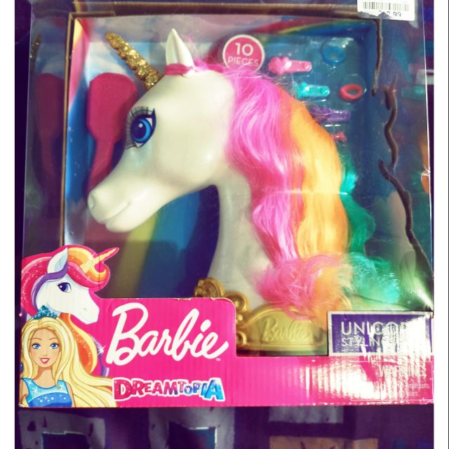 unicorn barbie head