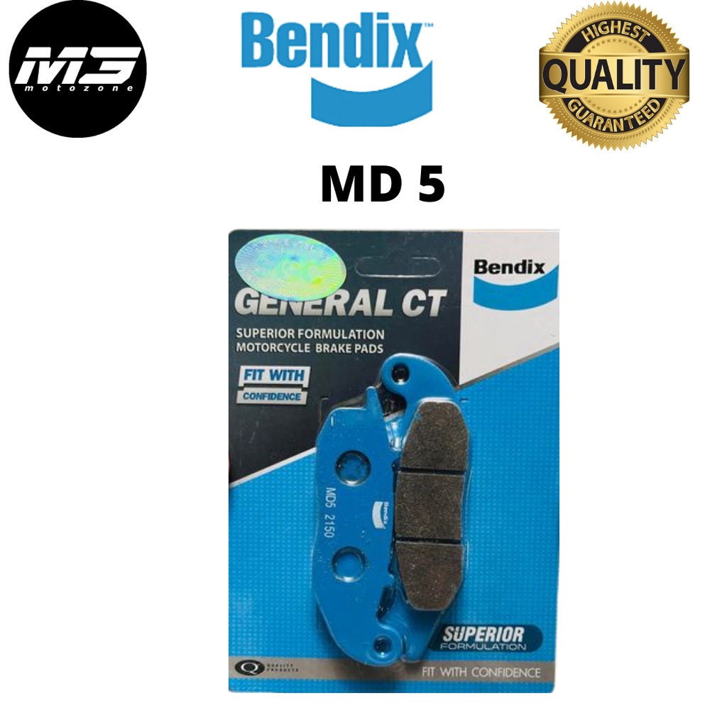 BENDIX Brake Pad MD5 - Air Blade, Click, CRF 250 front, PCX front, ADV ...