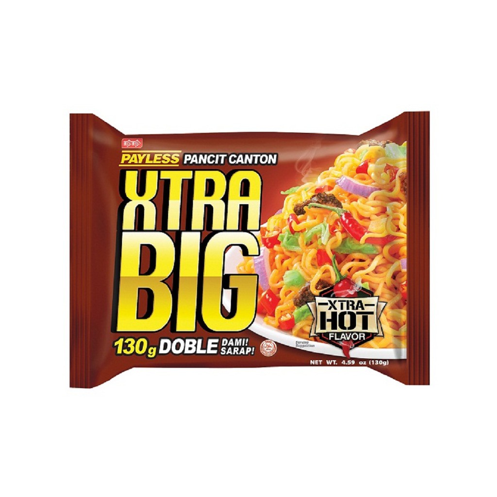 Payless Xtra Big Pancit Canton Hot Chili (130G) Shopee Philippines