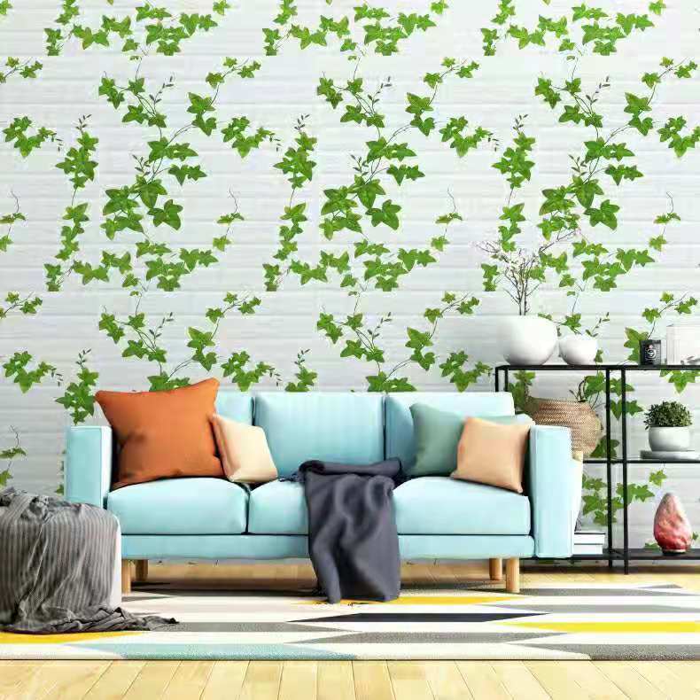 Self Adhensive 3D sticker Brick Foam Waterproof Wallpaper wall paper