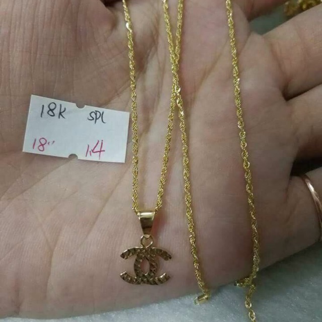 18k Saudi Gold Necklace Shopee Philippines