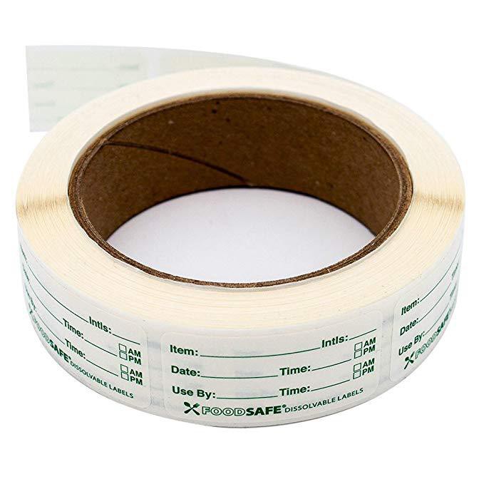 250 Freezer Labels/2 x 1 Restaurant Quality Freezer Labels 