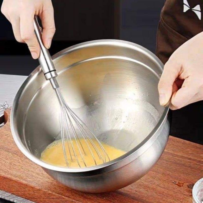 22cm Baking Stainless Steel Mixing Bowl Salad Bowl Kitchen bowl