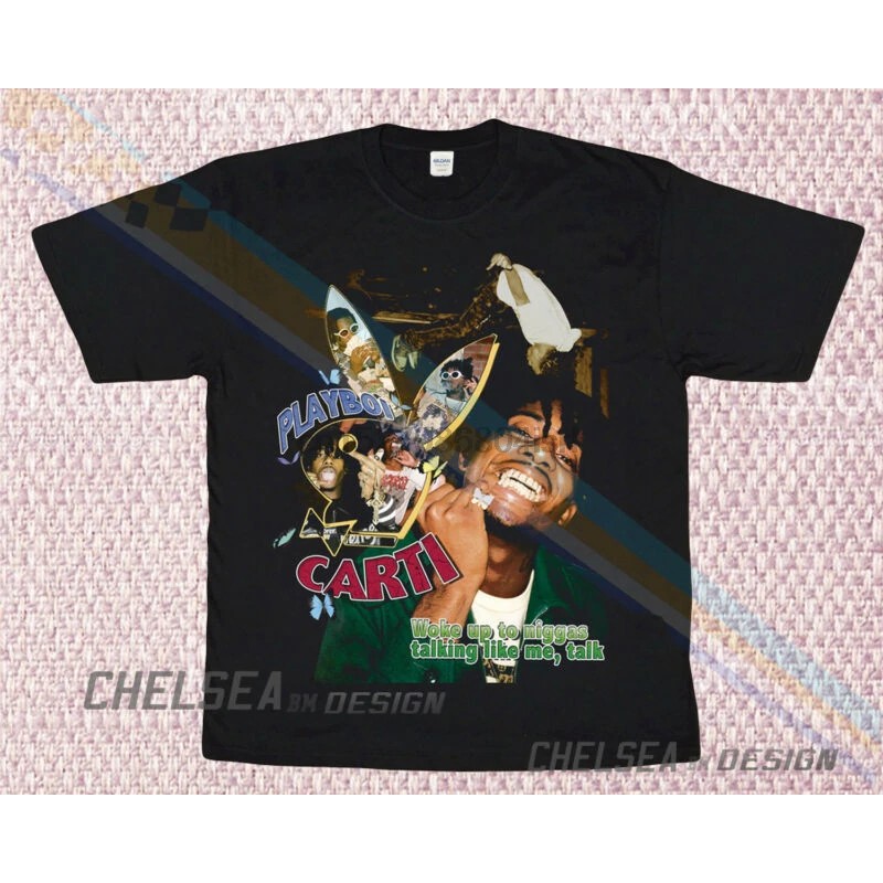 playboi carti guess shirt