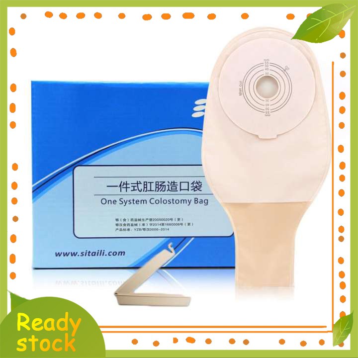 Steadlive 10pcs One Piece System Ostomy Bag Drainable Pouch Colostomy Bag With Clip Cut To 15 55mm Shopee Philippines