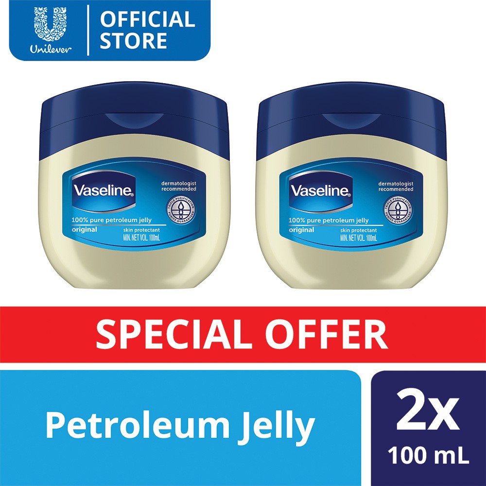 Vaseline Petroleum Jelly 100ml x2 Shopee Philippines