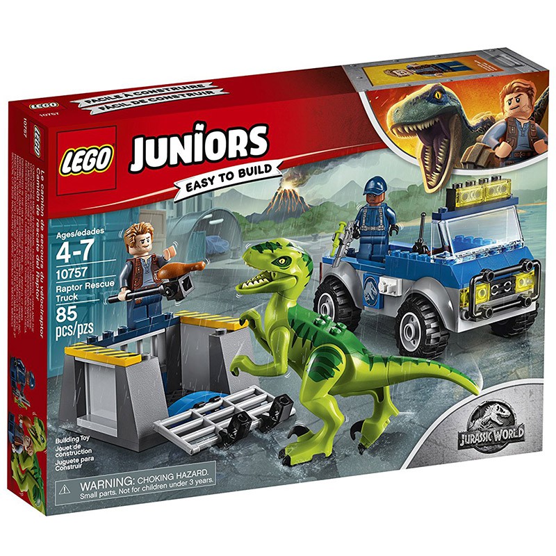 jurassic world lego car