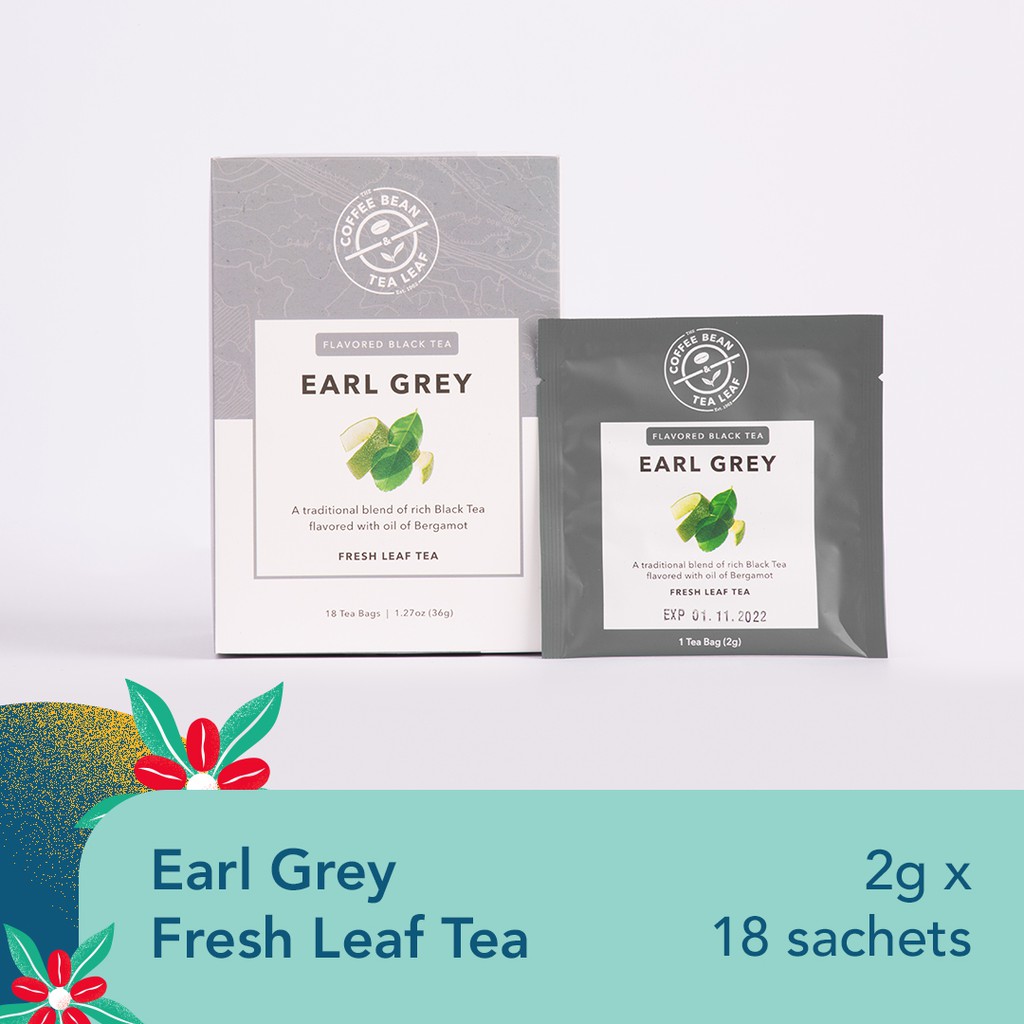 The Coffee Bean & Tea Leaf® Earl Grey Fresh Leaf Tea 2g x 18 Sachets