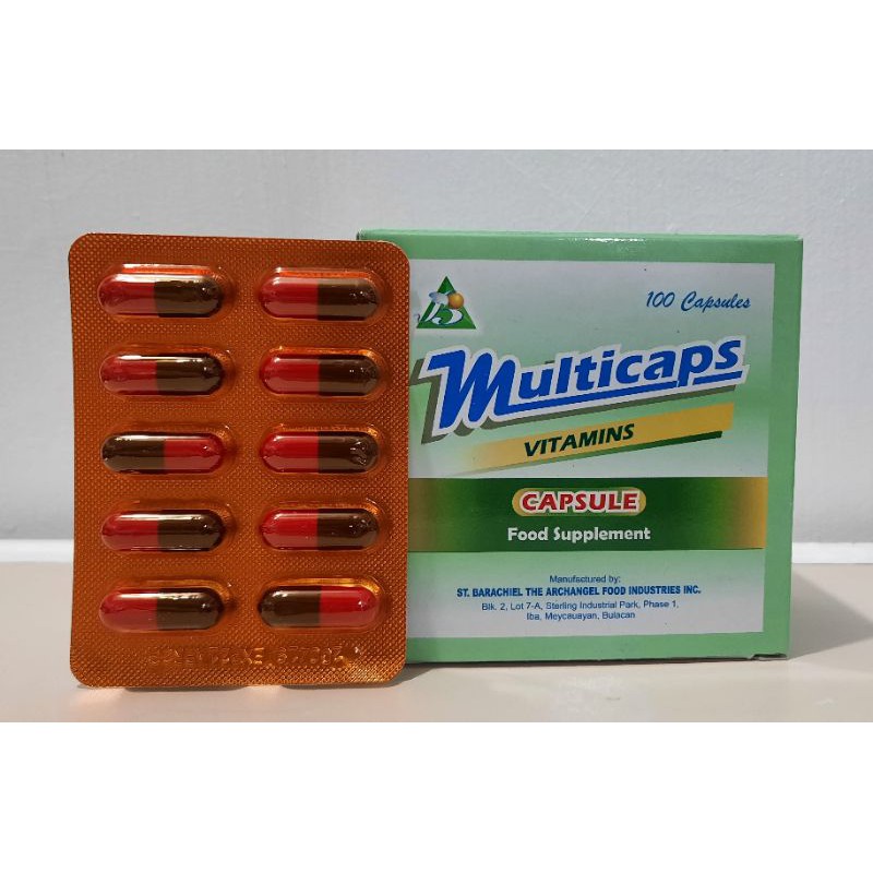 Multivitamins Capsule (MULTICAP) Shopee Philippines