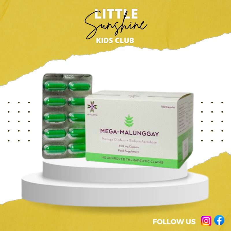 Little Sunshine Mega Malunggay Breastfeeding Supplements 100 Capsules
