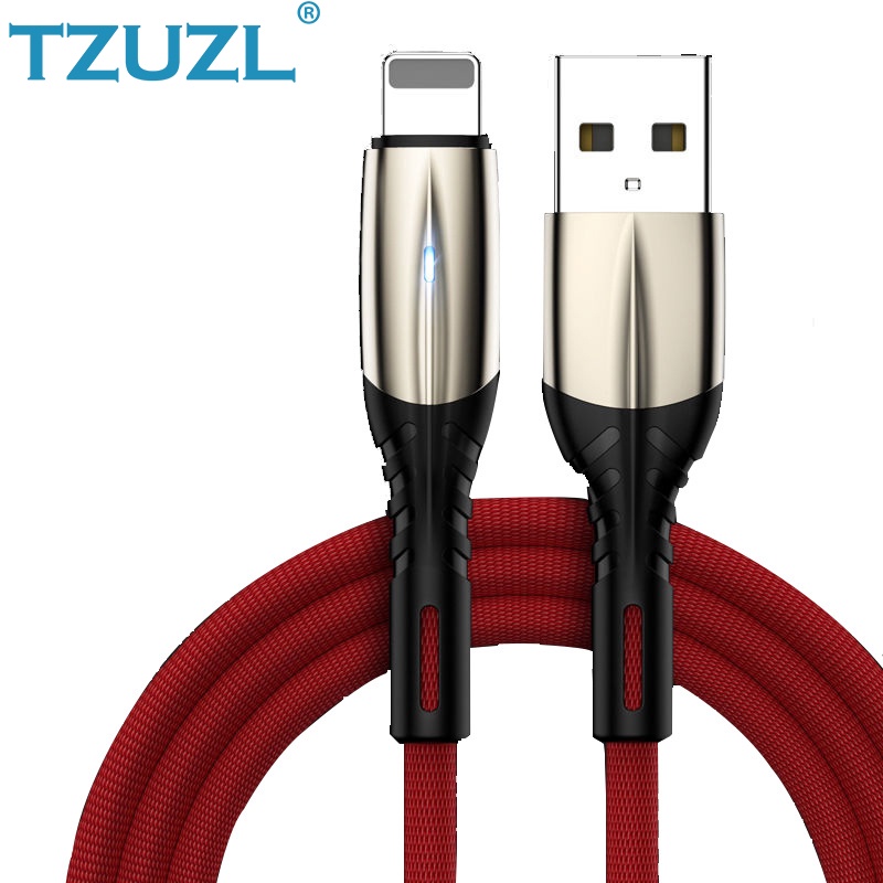 TZUZL 5A Fast Charger LED Light Micro USB / TypeC Charging Cable for