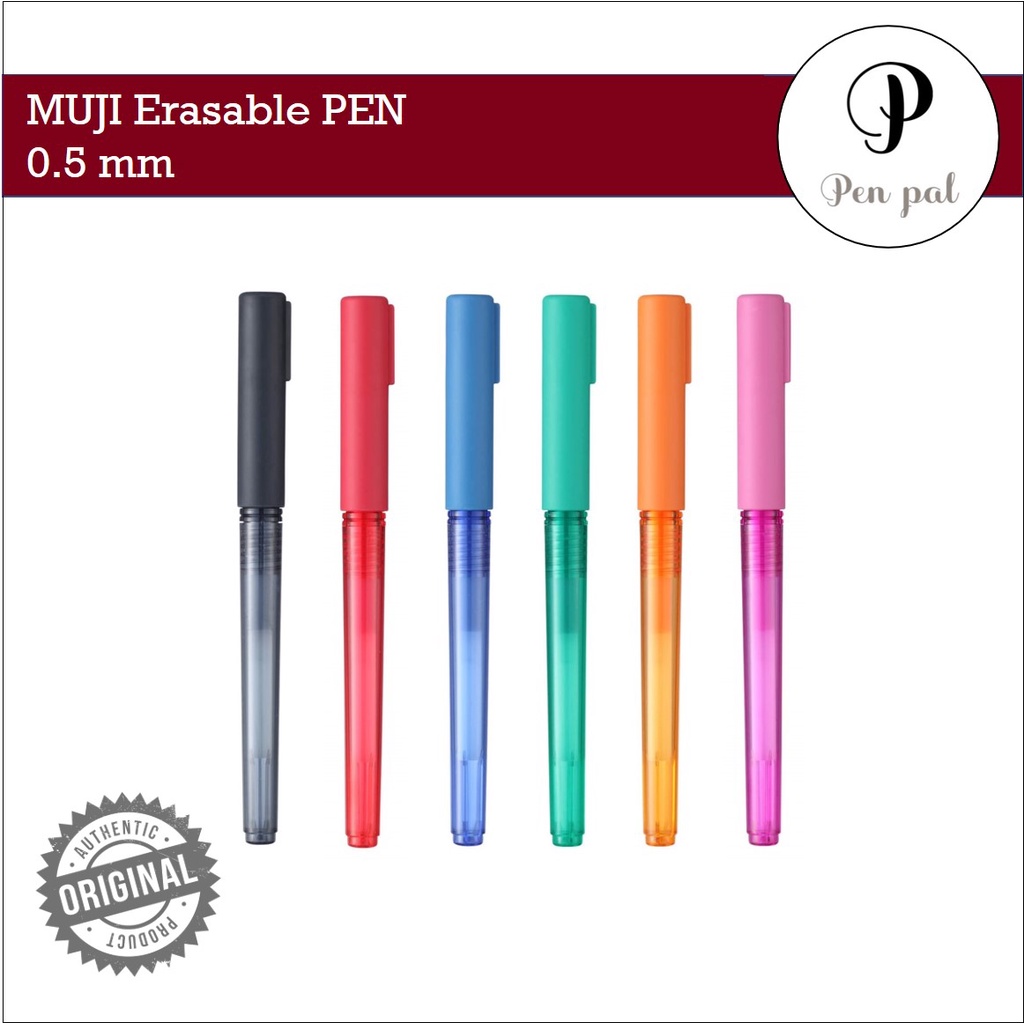MUJI Erasable Pens and Refills Shopee Philippines