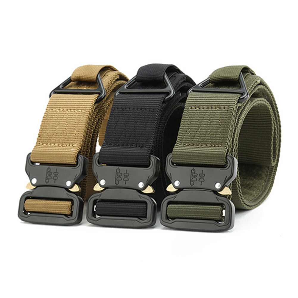 military style tactical nylon belt