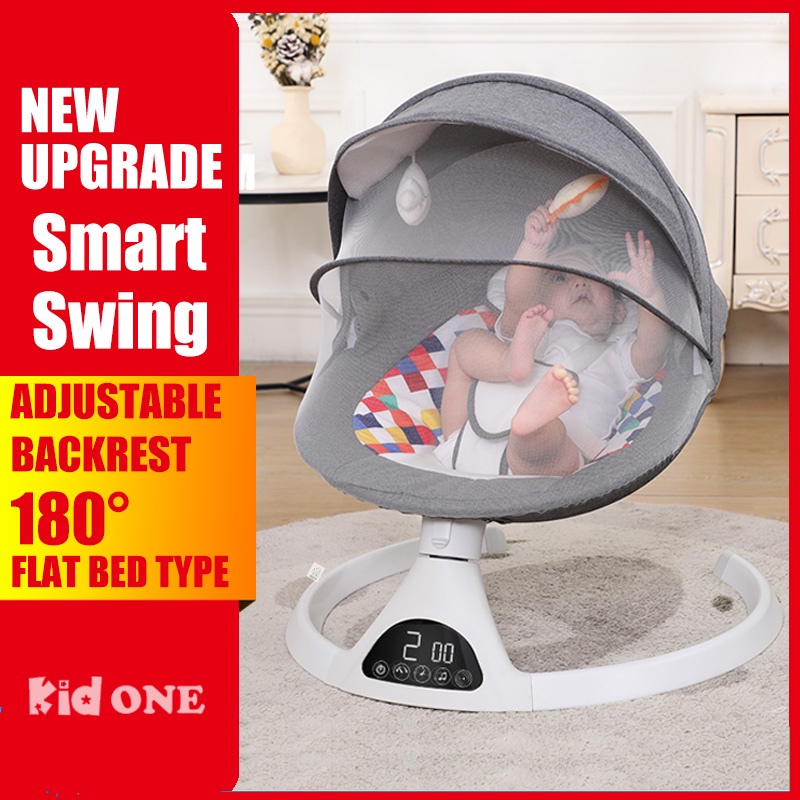KIDONE Baby Swing Rocker Cradle Electric Rocking Chair For Baby Infant To Toddler Crib Auto On Sale