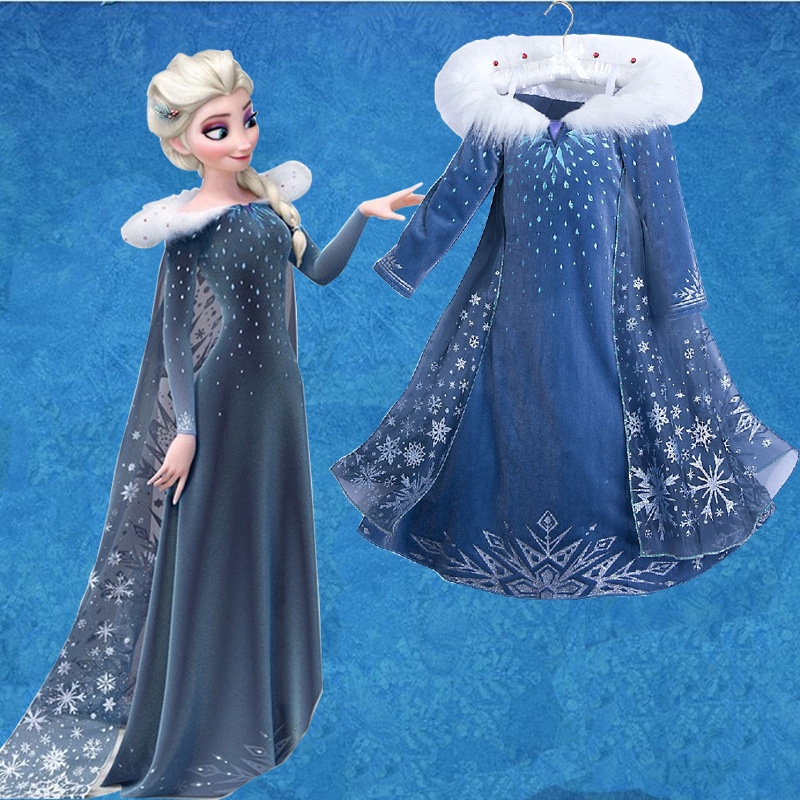 anna elsa frozen dress