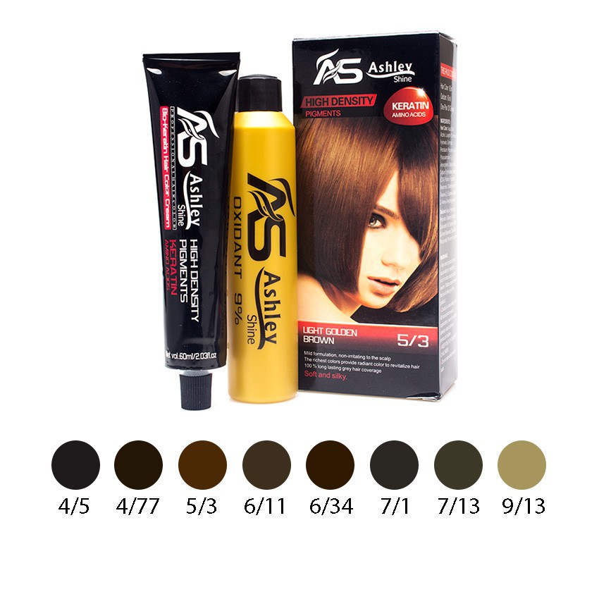 AS Ashley Shine Bio Keratin Hair Color 60ml | Shopee Philippines