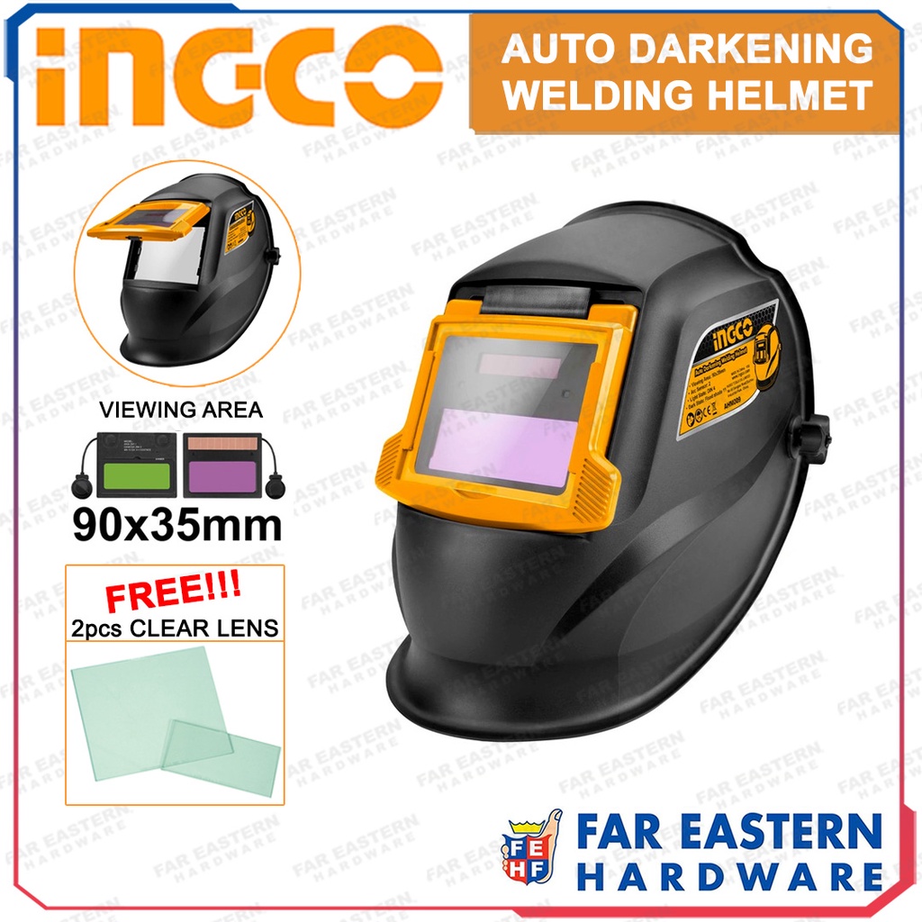 INGCO Auto Darkening Welding Mask Helmet AHM009 INHT Shopee Philippines