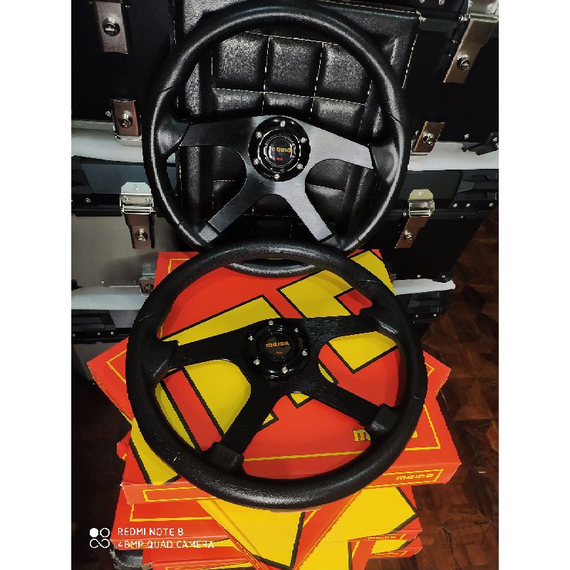 Momo Steering Wheel BLACK AND SILVER Shopee Philippines