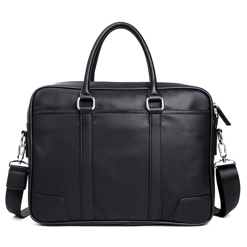 Qfds Men Briefcase Bag Leather Bags Handbags Office Bags for Mens ...