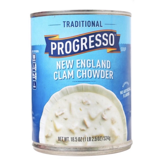 Traditional Progresso Clam Chowder Soup 18.5 oz /524 g ( Sold Per Can ...