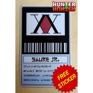 Hunter X Hunter HxH License PVC Card (Customizable)