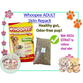 WHOOPEE DOG FOOD FOR ALL BREEDS 1KILO REPACK