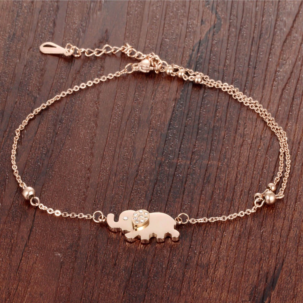 gold anklet for ladies