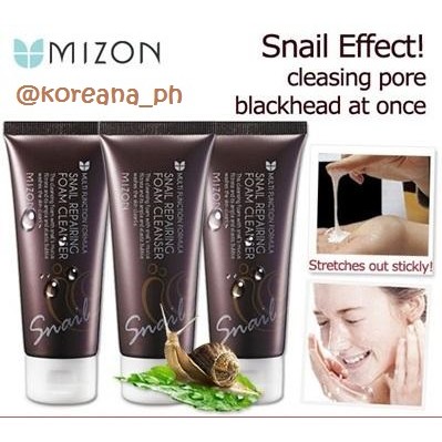 Image result for mizon snail foam cleanser