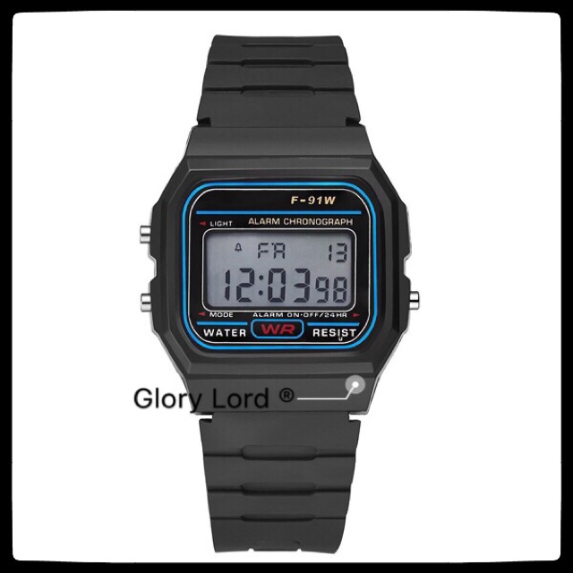 「Glord」5Style Led Digital Casio Vintage Stainless Steel Unisex Watch