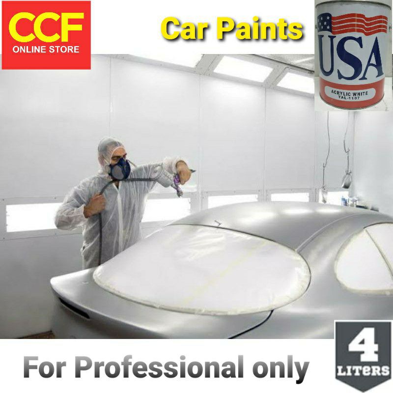 USA Automotive Acrylic Paint Basecoat 4 Liters Standard Colors Shopee