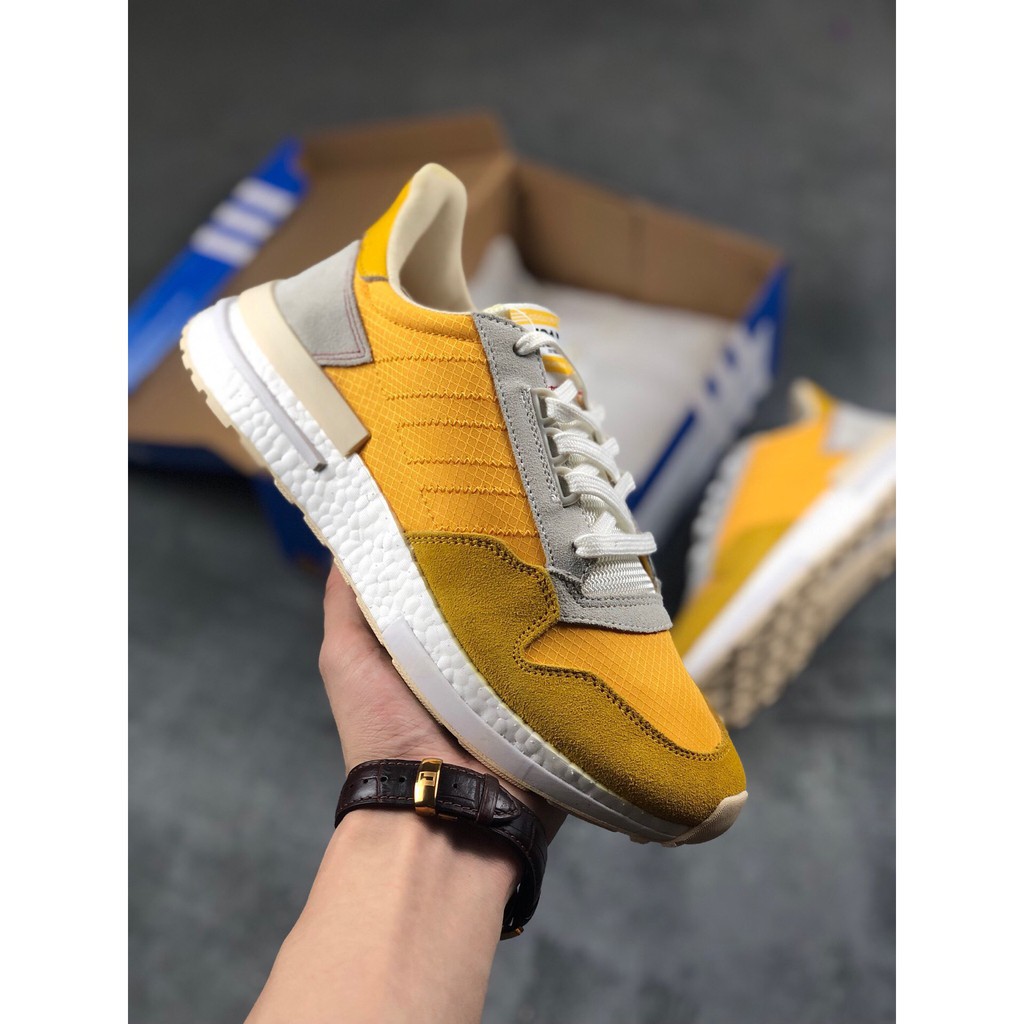 shoes adidas zx500 rm yellow bold gold cg6860 running shoes | Shopee  Philippines