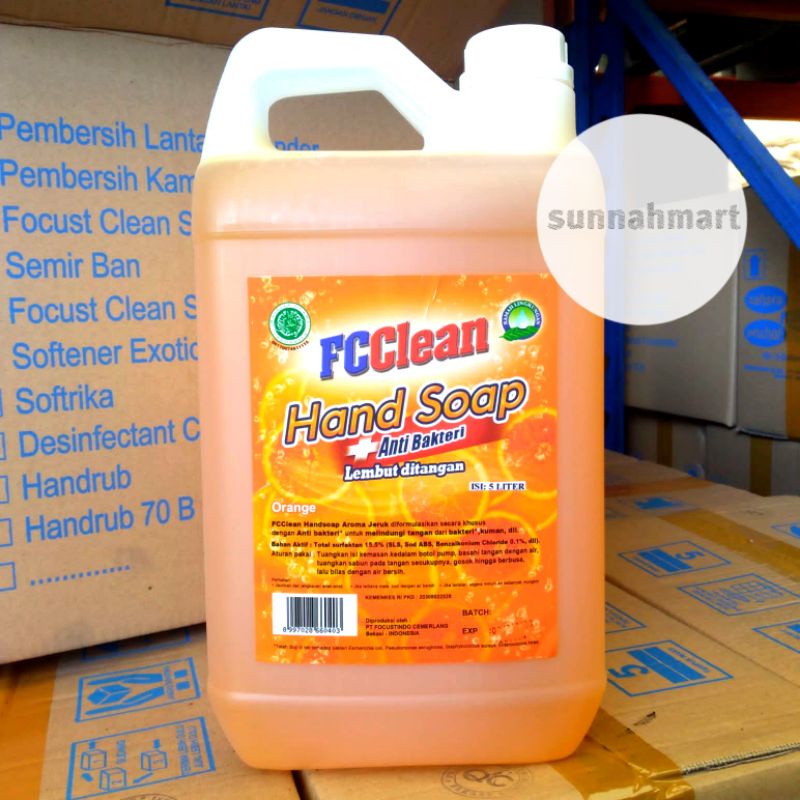 Fc Clean Hand Soap Hand Washing Liquid Soap Fragrance 4 & 5 Liters