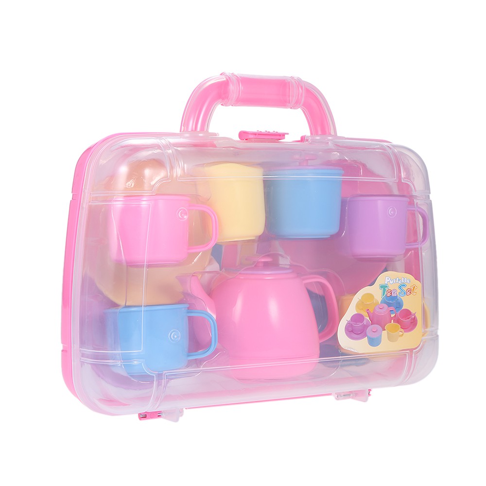 plastic toy tea set