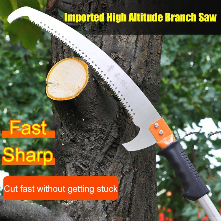 16" Pruning Saw Extremely Sharp Tree/Limb Professional Hook High altitude saw 
