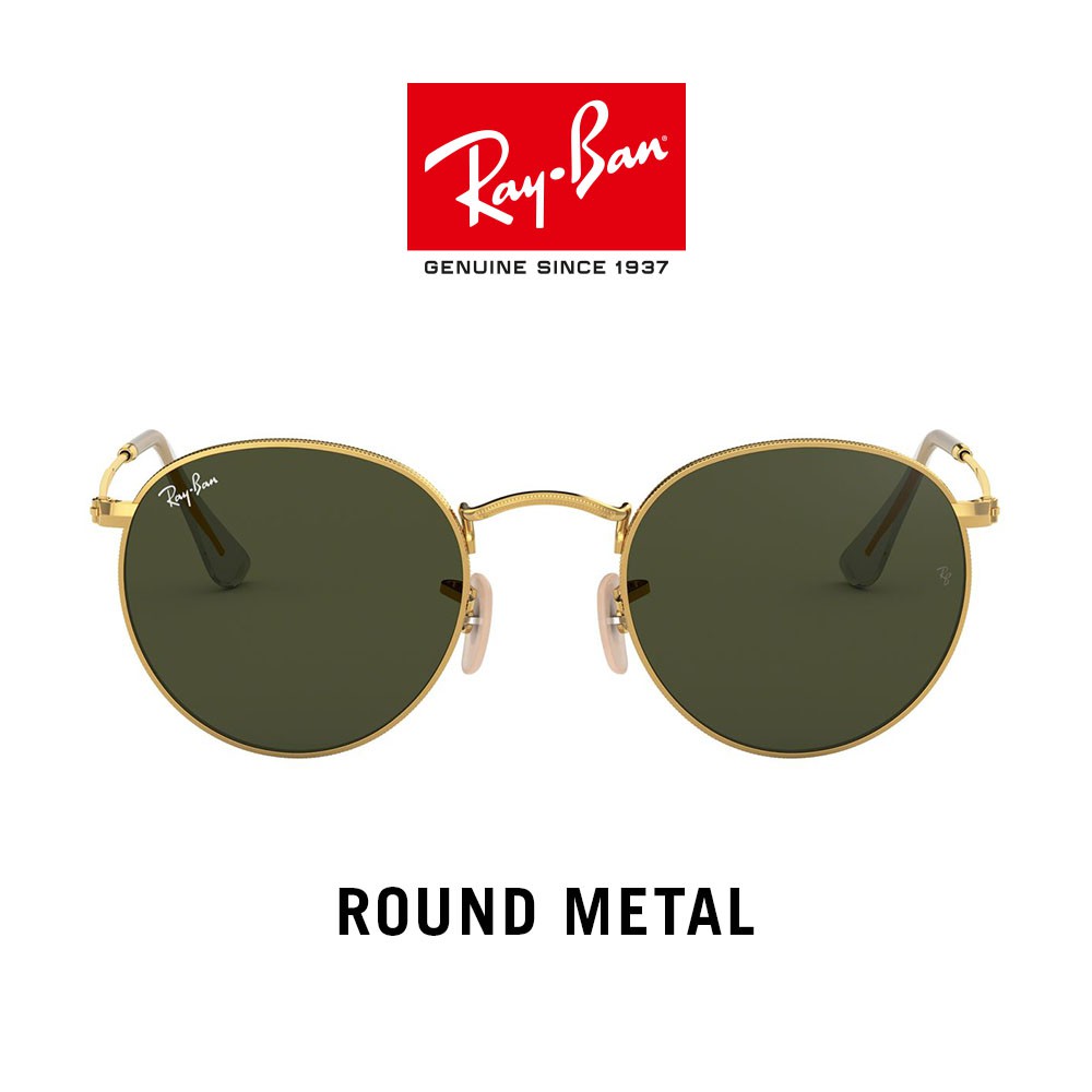 Ray-Ban Round Metal - RB3447 001 - Sunglasses | Shopee Philippines